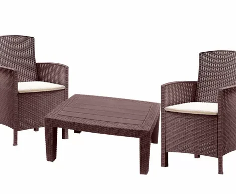 Комплект мебели Rosario Balcony Set цвет коричневый