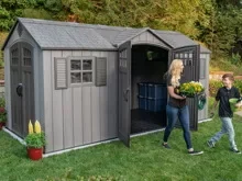 Сарай-гараж WoodLook 15’x8′