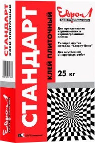 Евро-Л клей плиточный Стандарт (25кг)