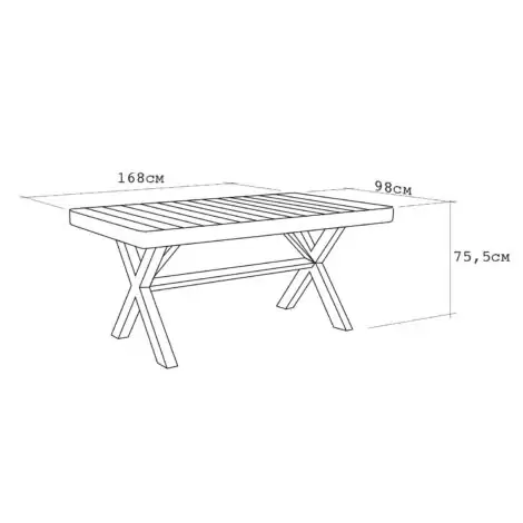 Стол MANHATTAN DINING TABLE 6