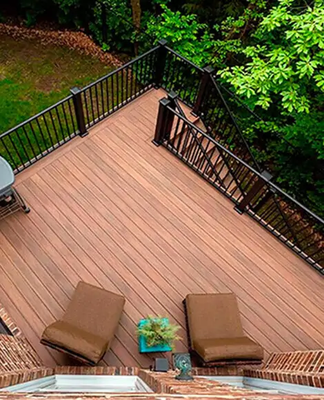 Террасная доска из ДПК CM-Decking Серия MIX 135х25х3000 мм Ясень