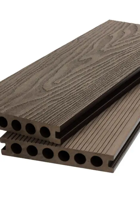 Террасная доска NEXTWOOD PRO 140х24х3000 мм Темно-коричневый