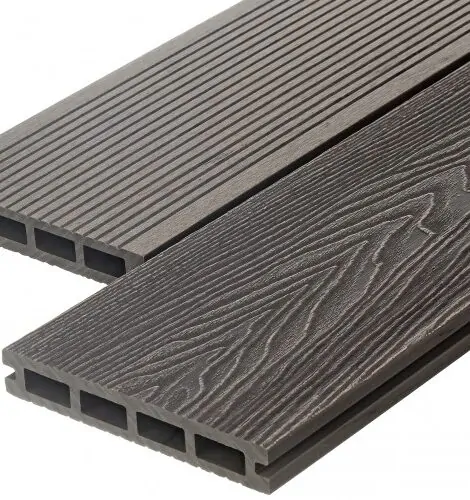 Доска из ДПК TimberTex Style серая 3D 146х23х3000/4000 мм