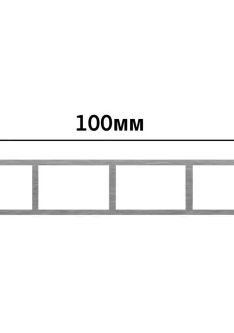 Алюминиевая ламель Серый (1000 мм)