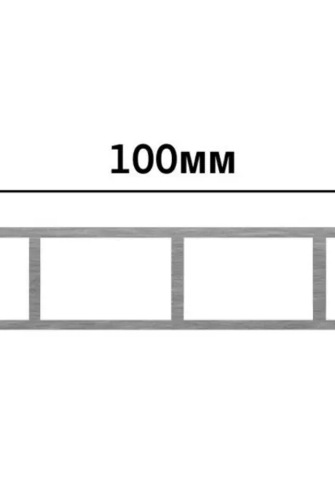 Алюминиевая ламель Четверть Алюминий (3000 мм)