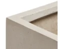 Кашпо TREEZ Effectory — Beton — Куб — Белый песок