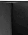 Кашпо TREEZ Effectory — Black Stone — Высокий куб — Антрацит