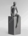 Скульптура TREEZ Effectory — Philosopher’s Stone — Мечты о будущем — Дымчато-серый песок