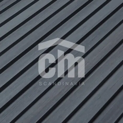 Реечная панель CM-Decking Wall 219х26х3000 Эбен