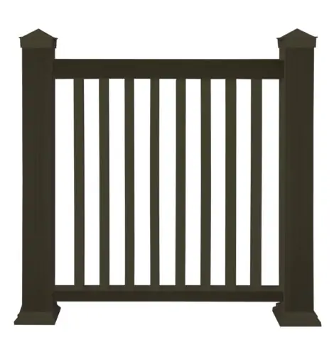 Столб ДПК Terrapol Практик 100х100х3000