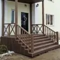 Перила ДПК Terrapol Классик 86х31х3000 Дуб Севилья